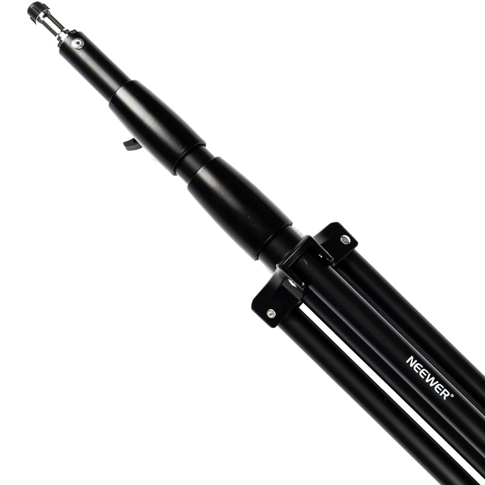 2 Pack 280cm Heavy Duty Light Stand Tripod Kit - Professional Photography, Video Studio Lighting, YouTube Streaming & Live Broadcast Setup