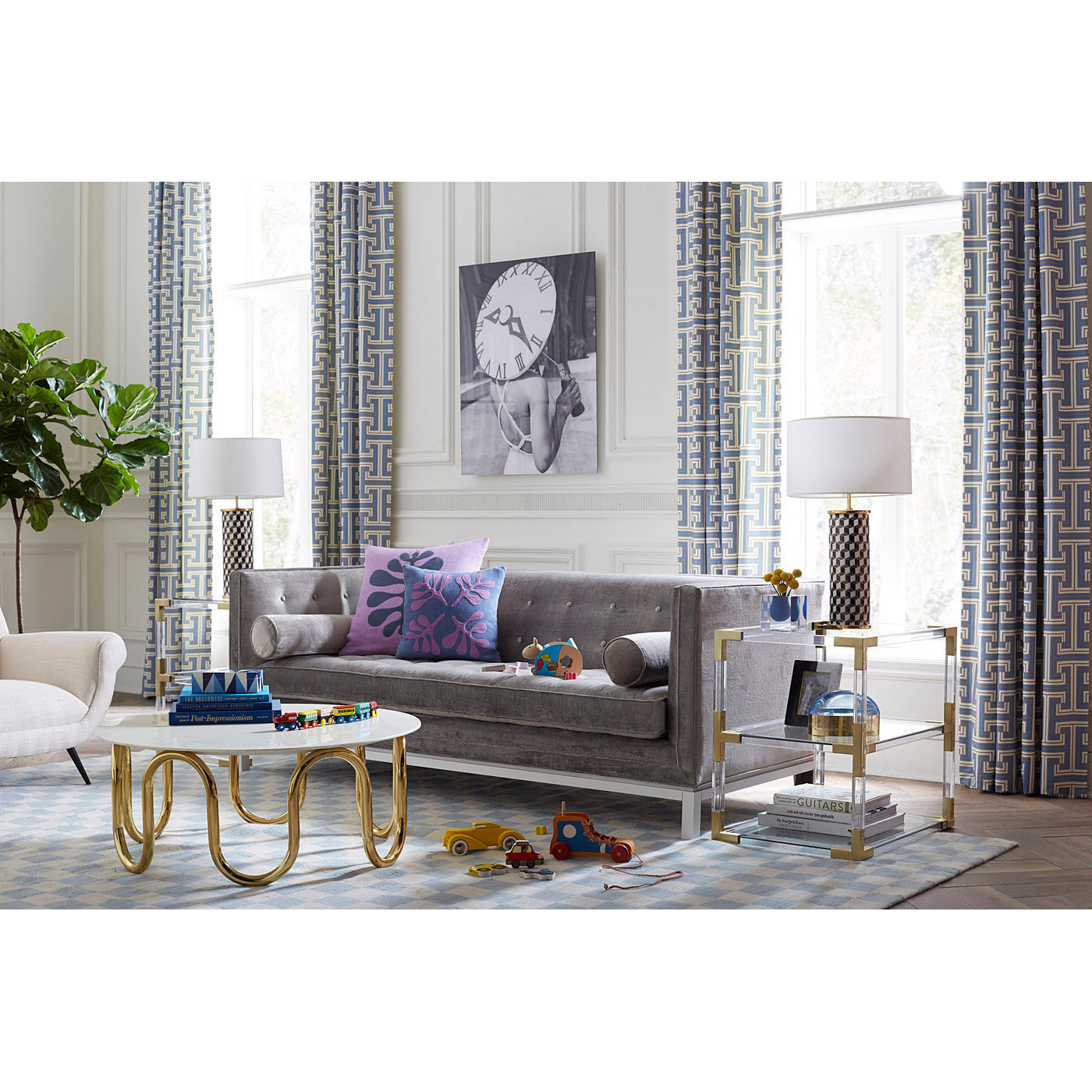 Stylish Scalinatella Cocktail Table - Modern Side Table for Living Room, Bedroom & Office - Perfect for Coffee, Books & Decor