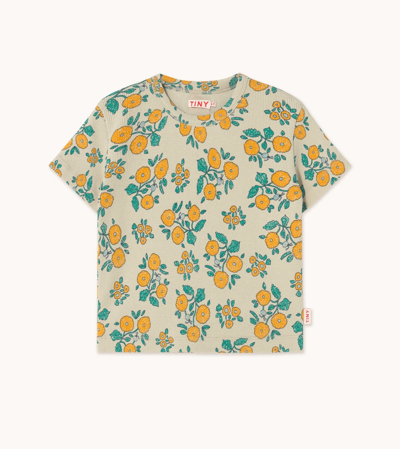 Tinycottons Flowers Tee - Soft Cotton Graphic T-Shirt for Kids | Perfect for Playdates, School & Everyday Wear