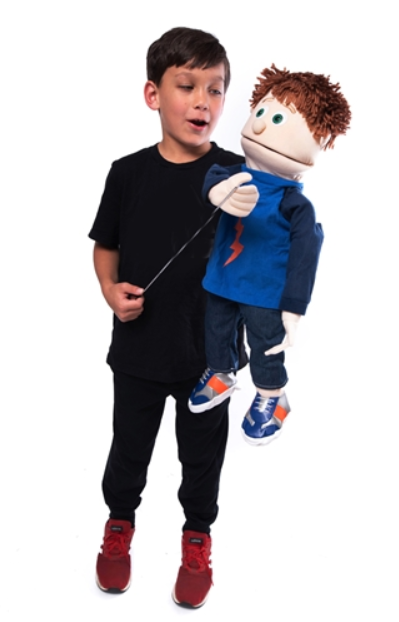 Luca Large Hand Puppet 64cm - Soft Plush Animal Puppet for Kids, Interactive Storytelling & Educational Play - Perfect for Classroom, Home & Theater Performances