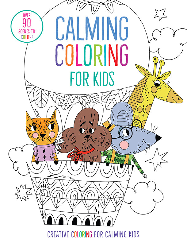 Relaxing Kids Coloring Book - Fun & Calming Activity for Children - Perfect for Stress Relief, Creativity & Quiet Time at Home or School