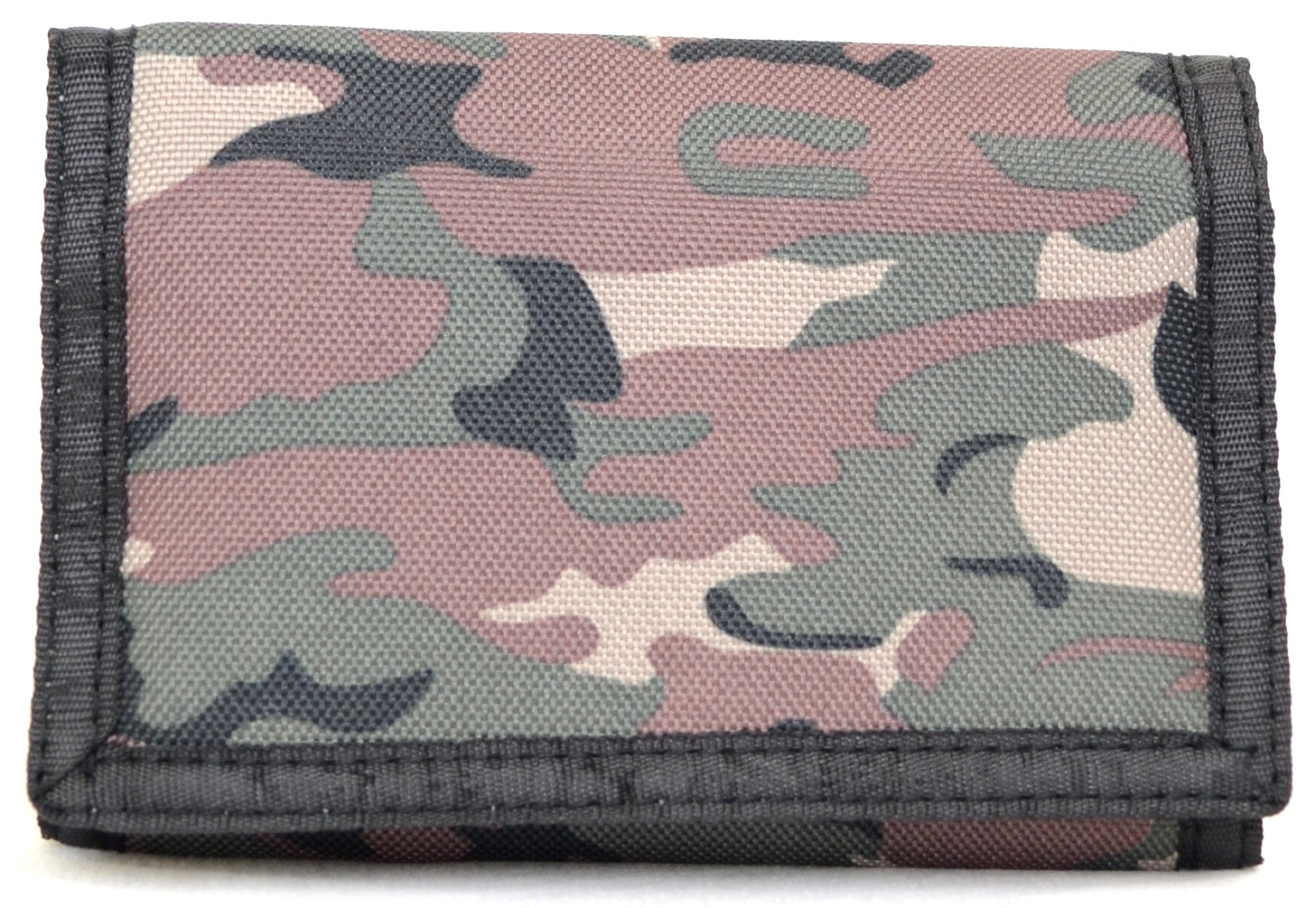 SNUGRUGS Men's Army Camouflage Ripstop Wallet with Secure Fastening - Durable Military Style Wallet for Outdoor, Camping & Everyday Use