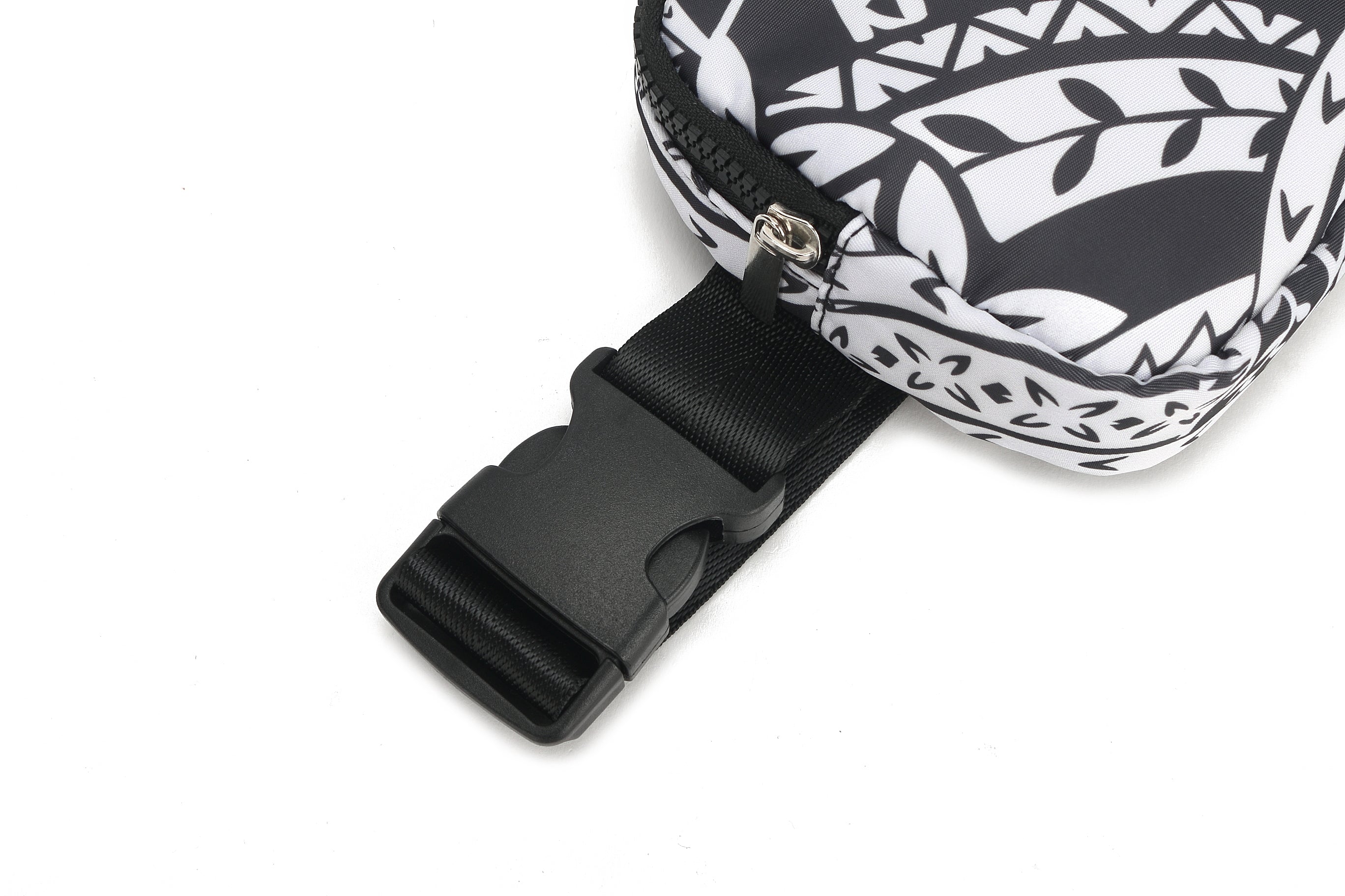 Jenna Tapa Black Belt Bag for Women - Fashionable Waist Pack Fanny Pack for Running, Travel & Everyday Use
