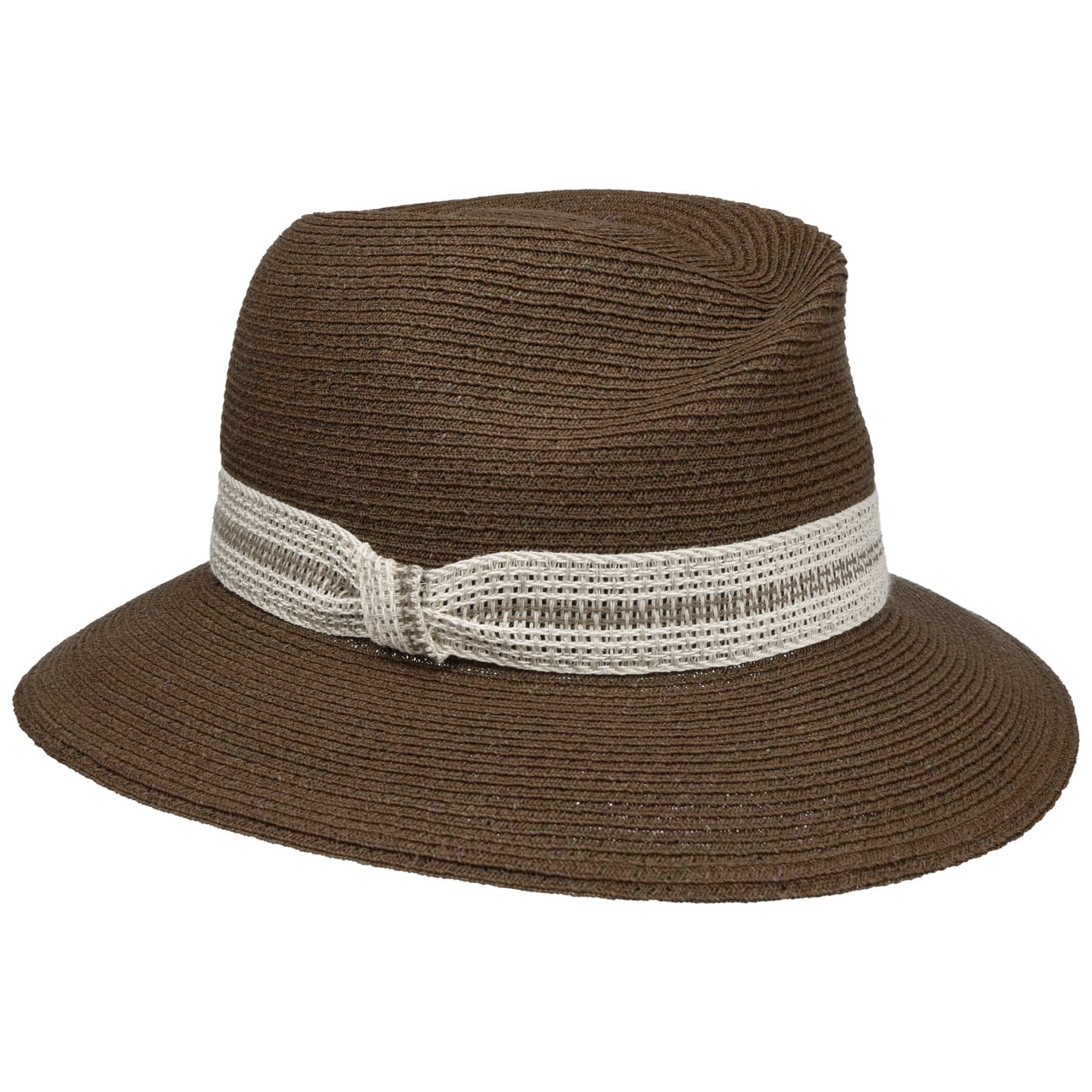 Stylish Simone Raffia Hat by Mayser - Women's Summer Wide Brim Sun Hat for Beach, Vacation & Outdoor Activities