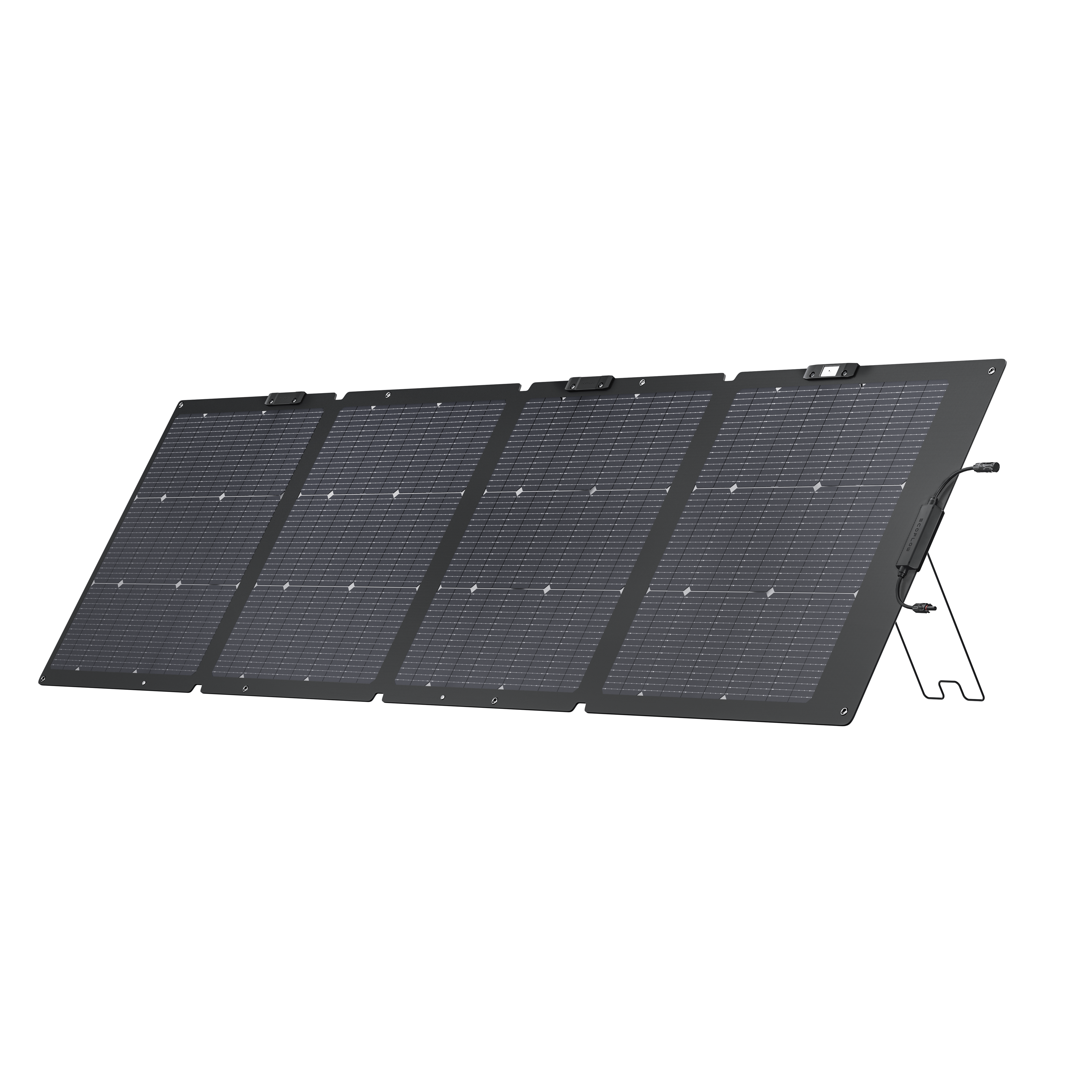 EcoFlow 220W Bifacial Solar Panel - Portable Solar Charger for Off-Grid Power, Camping & Emergency Backup | App-Controlled Smart Energy Solution