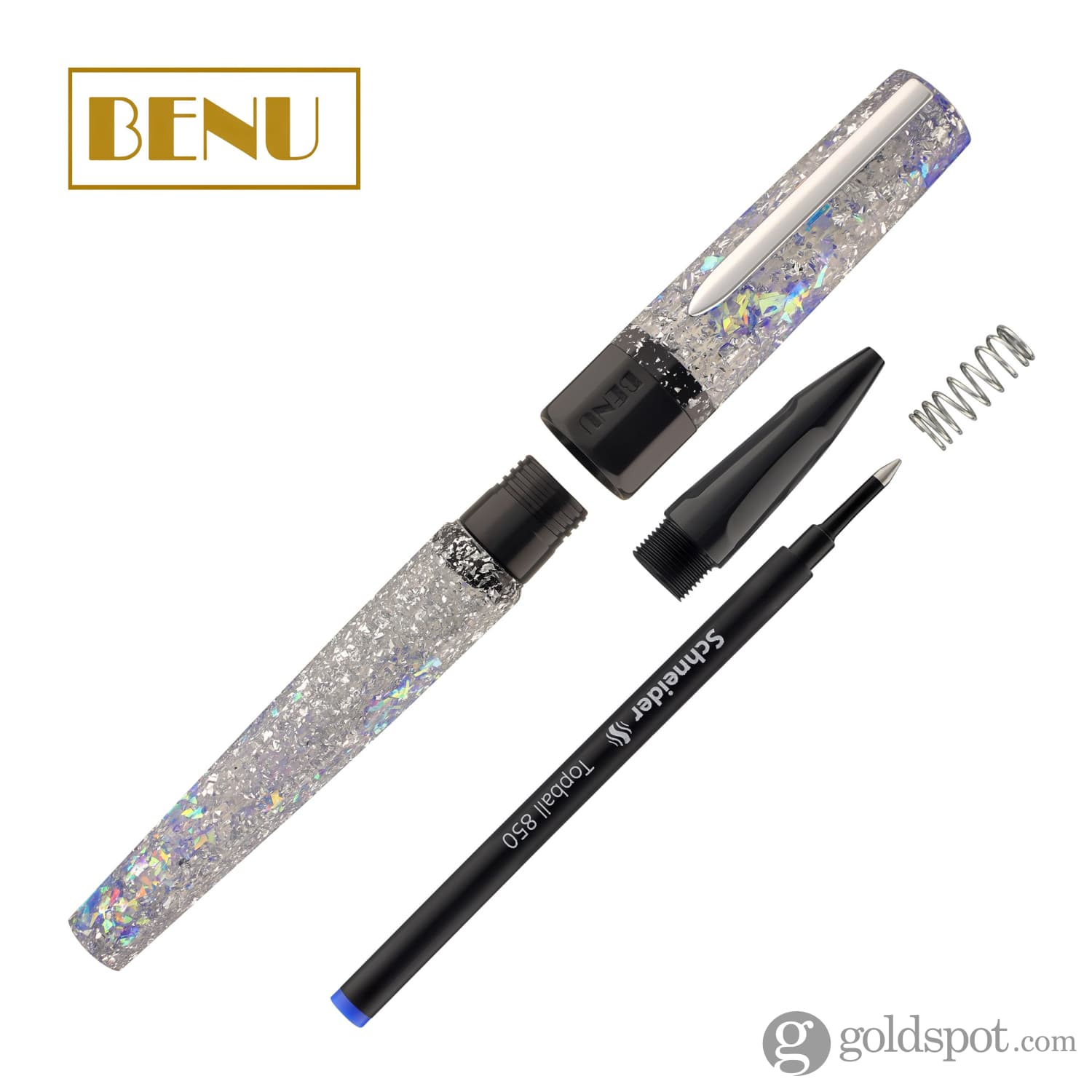 Benu Euphoria Rollerball Pen - Premium Writing Instrument with Vodka on the Rocks Design - Perfect for Office, School & Gift Giving