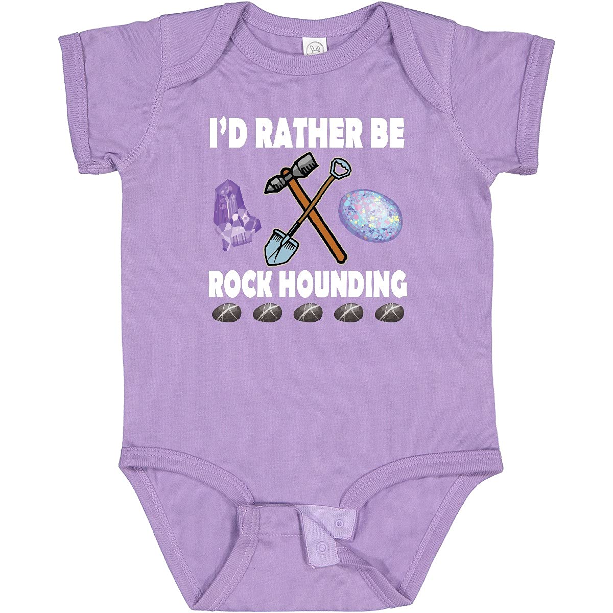 Inktastic Rock Hounding Rock Collector Baby Bodysuit - Cute Geology Outfit for Infants & Toddlers - Perfect for Outdoor Adventures, Science Enthusiasts & Gift Giving