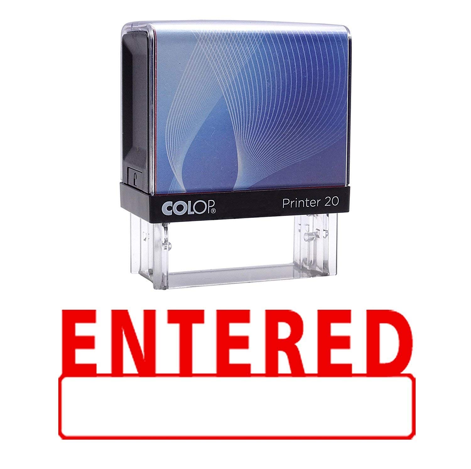 Custom Self-Inking Rubber Stamp with Red Ink - Personalized Office Stamp for Documents, Certificates & Business Use by Colop
