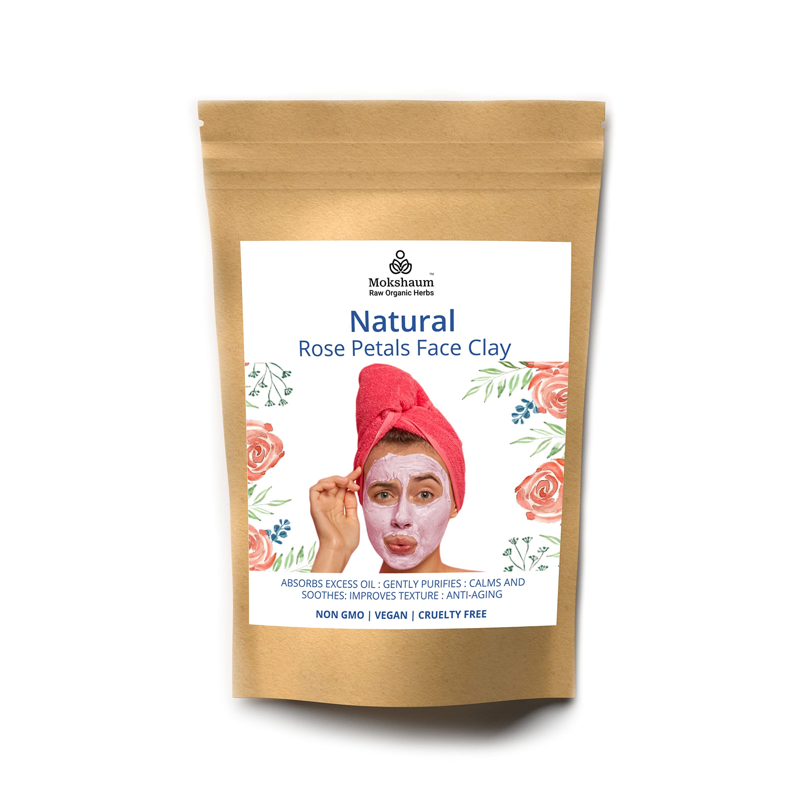 Premium Rose Petal Face Mask Powder - 200g for Radiant & Nourished Skin | All Skin Types | DIY Skincare & Spa Day at Home
