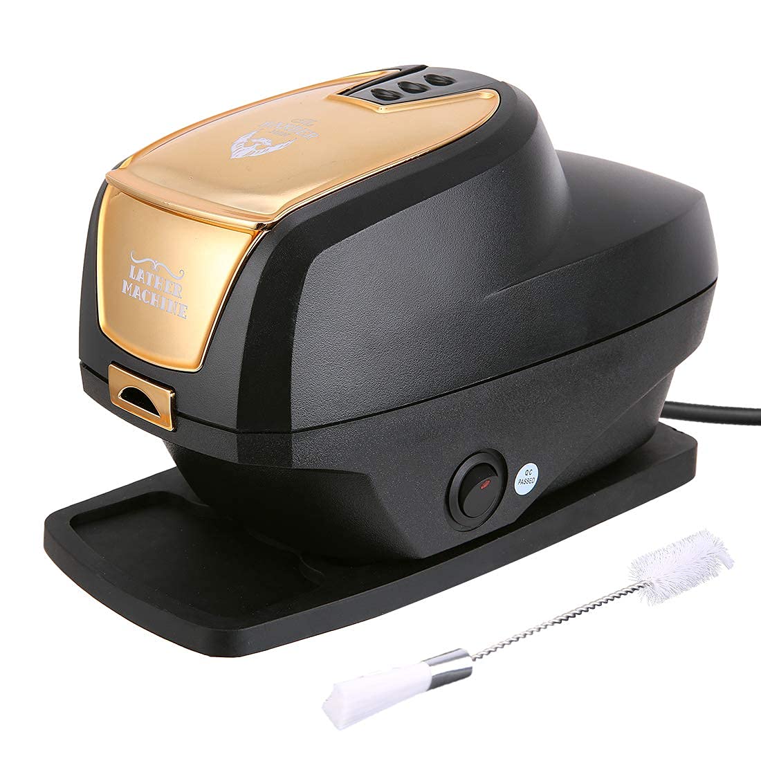 STYLANCE Professional Hot Lather Machine for Shaving - Barber Shaving Cream Heater & Foam Warmer for Men, Husband Gift - Perfect for Home Barber Kits & Salon Shaving Experience (Black)