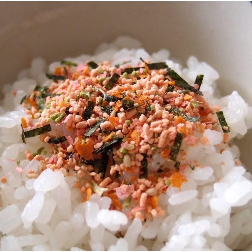 Nagatanien Otona no Furikake Rice Seasoning - Benizake Sockeye Salmon Flakes (11.5g) | Japanese Salmon Rice Topper for Sushi, Onigiri & Bento Boxes