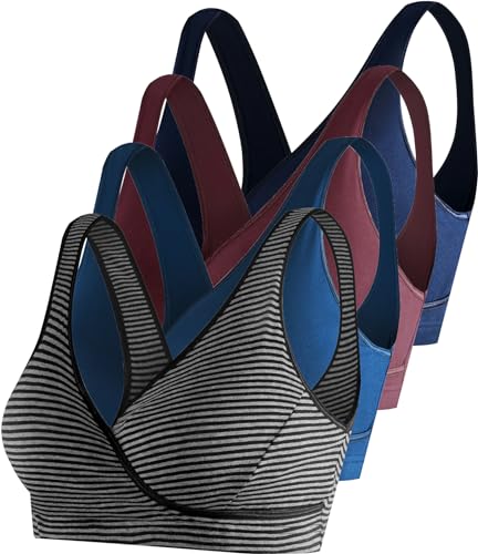Navy/Stripe/Burgundy/Atrovirens-4pcs