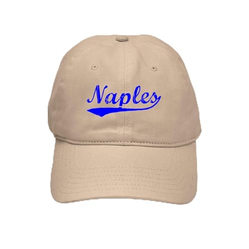 Khaki - Vintage Naples (Blue) Cap