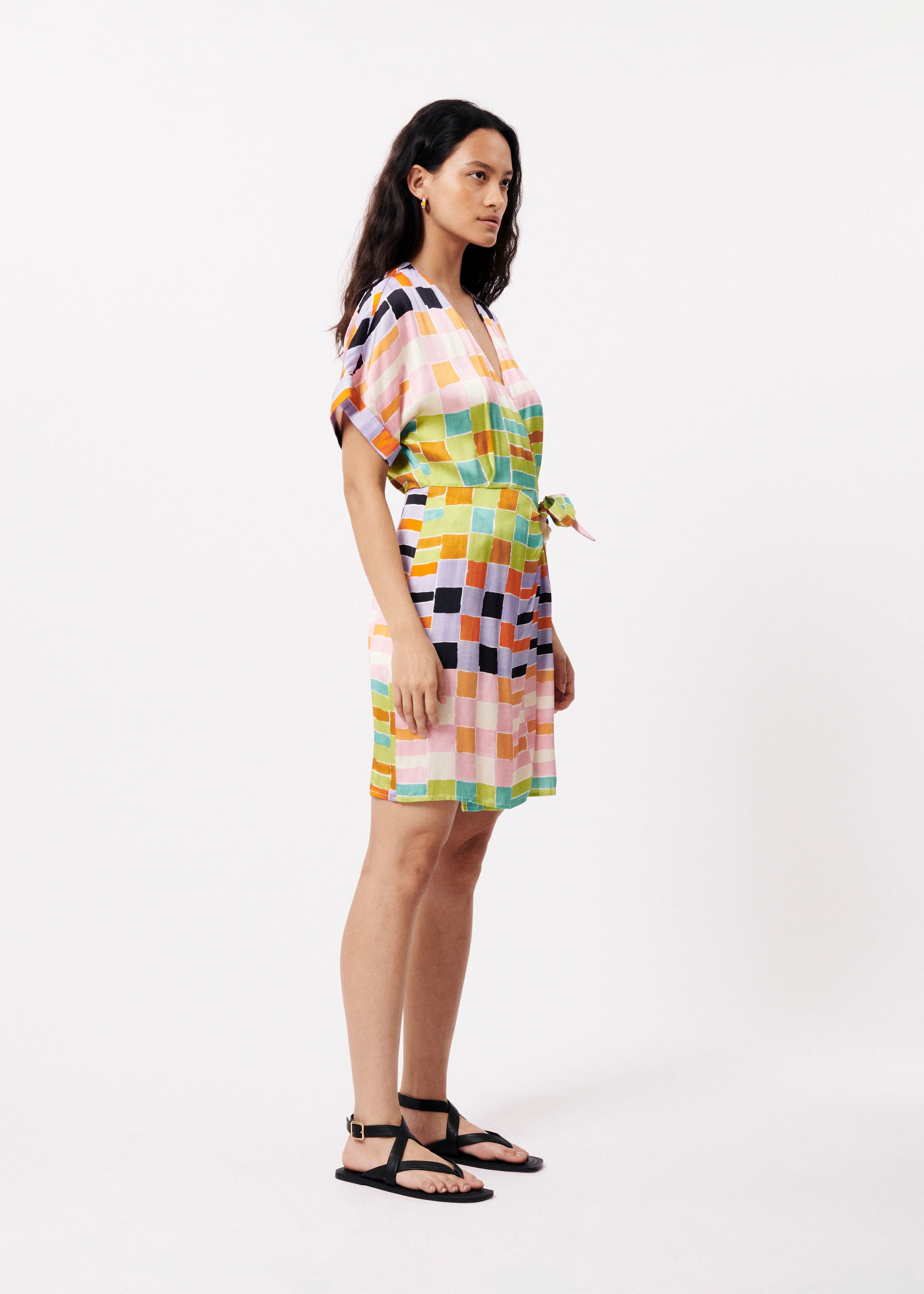 LOIS Wrap Dress for Women - Flattering Multi-Color Floral Print Maxi Dress - Perfect for Summer, Beach Vacations & Special Occasions