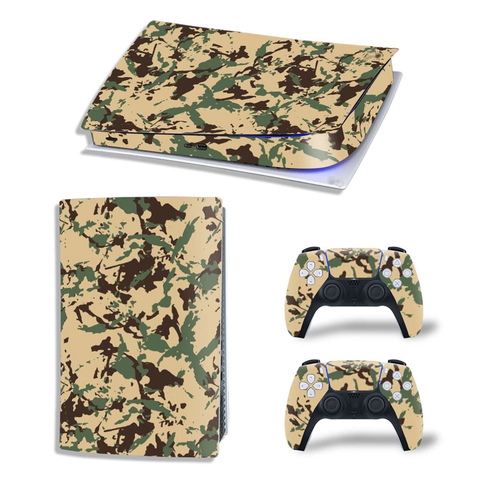 Anime Vinyl Skin Wrap for PS5 Digital Edition - Scratch-Resistant, Bubble-Free Console & 2 Controller Decals - Durable Anti-Scratch Protection (Perfect for Gaming Setups & Anime-Themed Rooms)