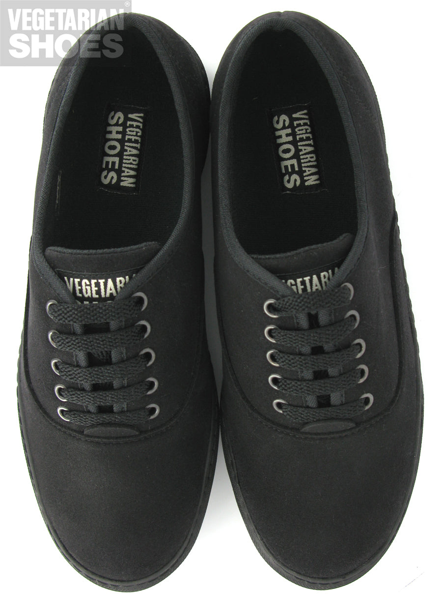 Vegan Black Kennedy Sneakers - Eco-Friendly Leather-Free Shoes for Men & Women | Perfect for Casual Wear, Work & Sustainable Fashion