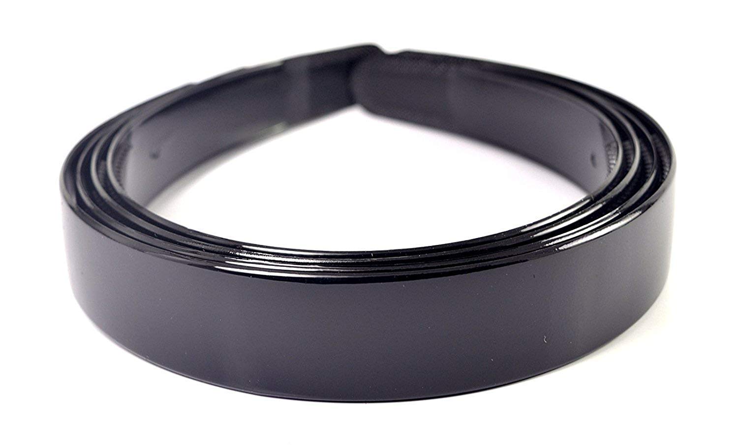 Black Plastic Wide Hair Bands for Girls - 4 Pack Combo - Daily Use Hair Accessories for School, Sports & Fashion Styling