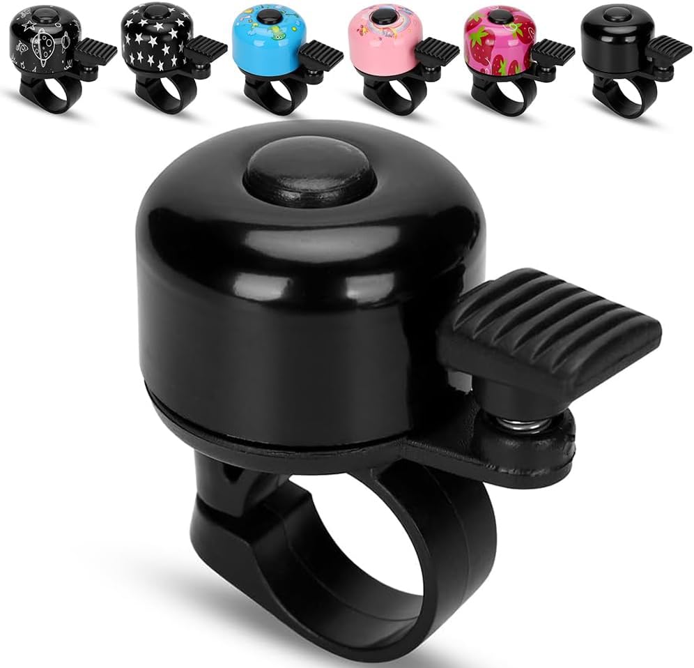 **120dB Loud Bike Bell for Kids & Adults - Classic Mini Bicycle Bell with Crisp Clear Sound - Durable Bike Accessories for MTB, BMX, City Bikes & Scooters - Perfect for Safety & Fun Riding**