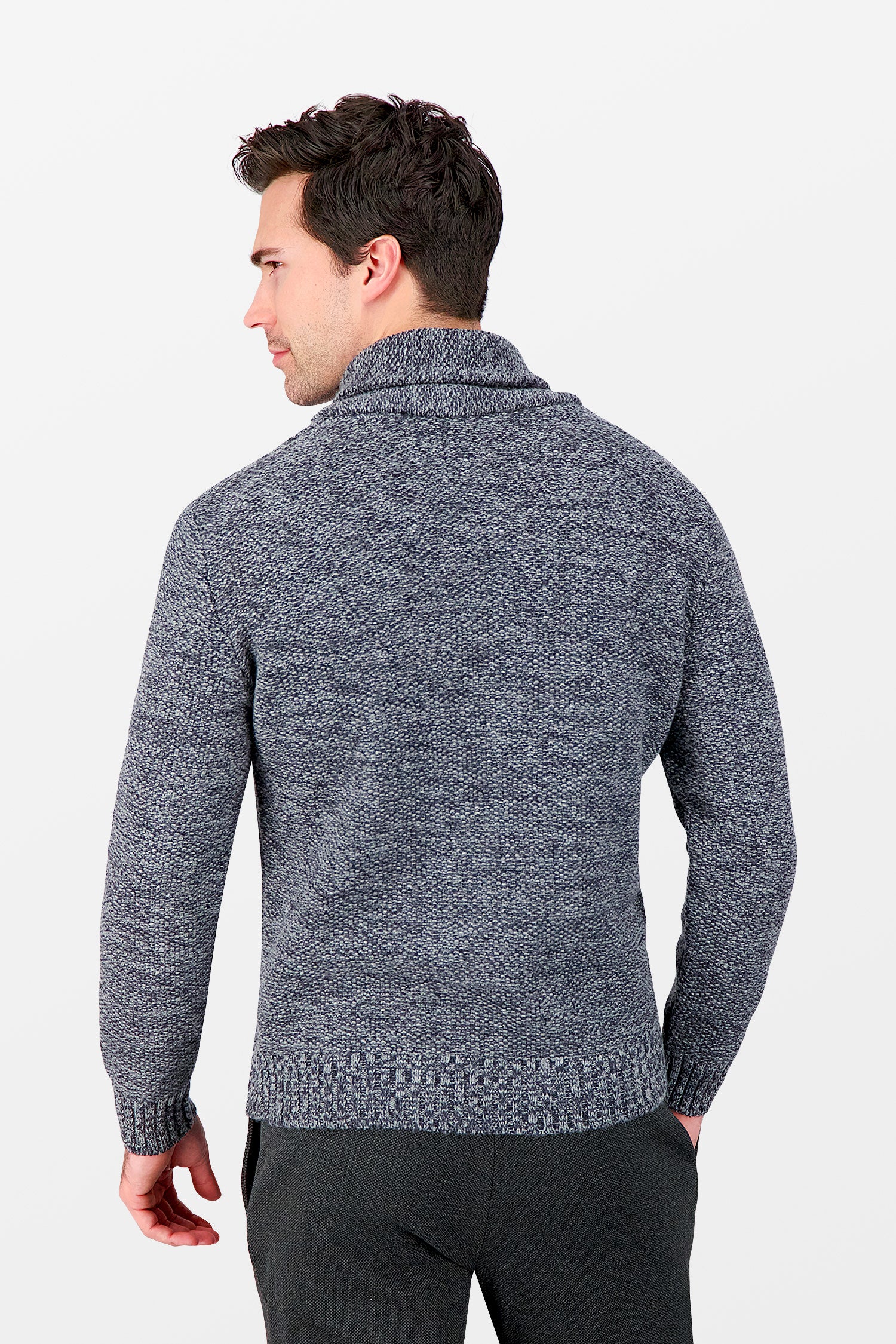 Zanone Grey V-Neck Cashmere Sweater for Men - Lightweight & Soft Winter Pullover for Casual Wear & Office Outfits