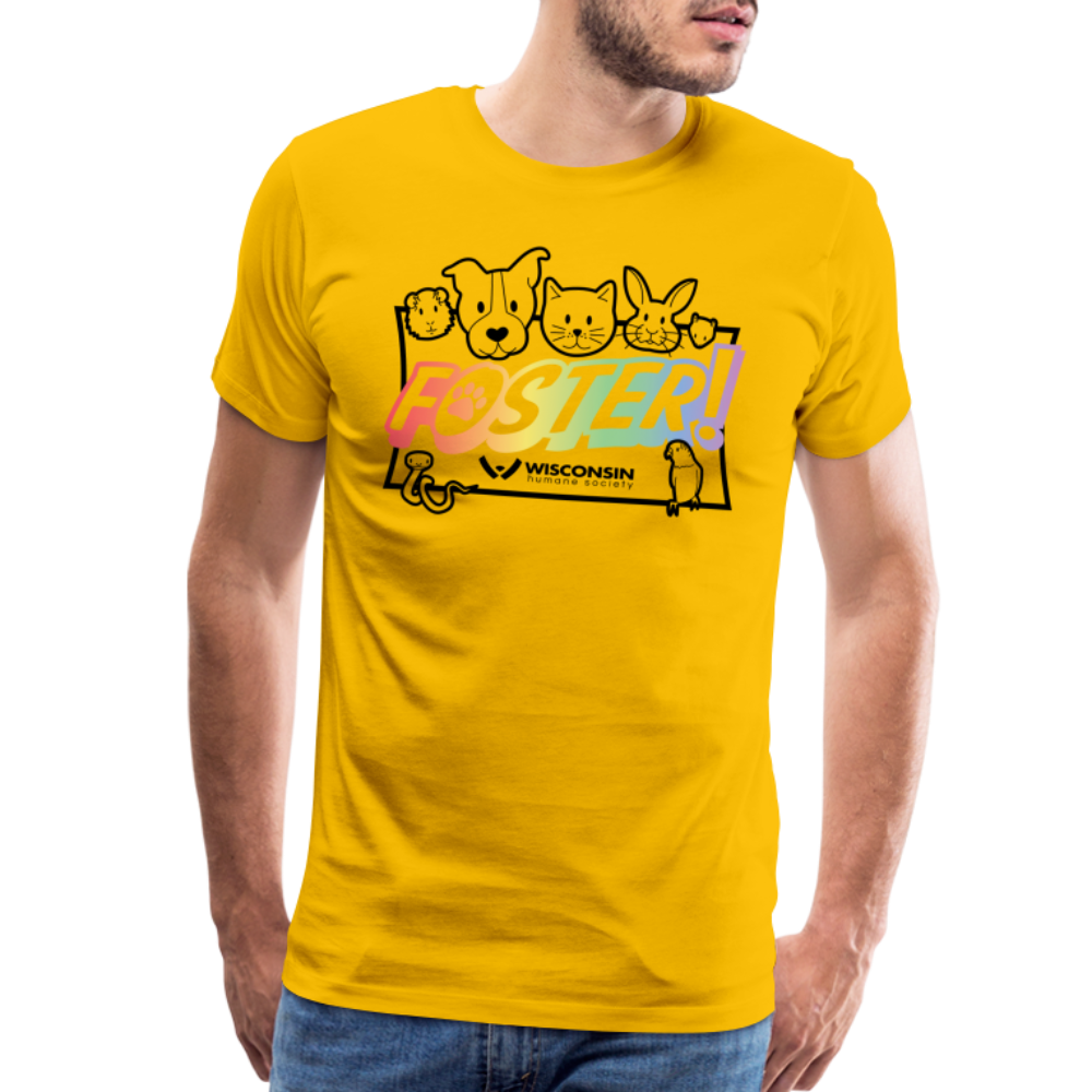 Foster Pride Classic Premium T-Shirt for Men & Women - Soft Cotton Comfort Fit Tee for Casual Wear, Workouts & Everyday Outfits