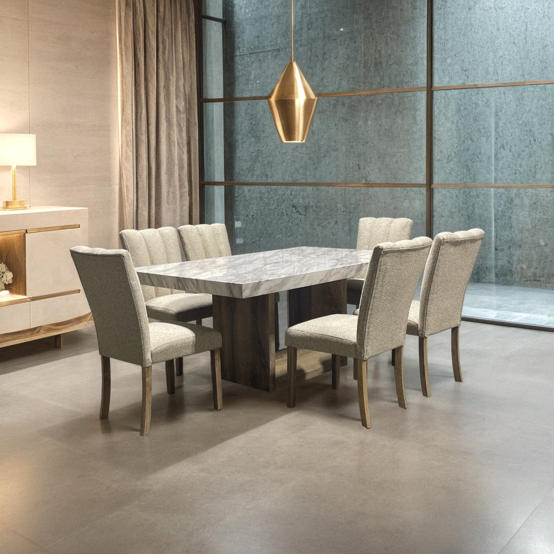 Margo 5-Piece Dining Set - Modern Kitchen & Dining Room Table Chairs for Family Meals & Entertaining