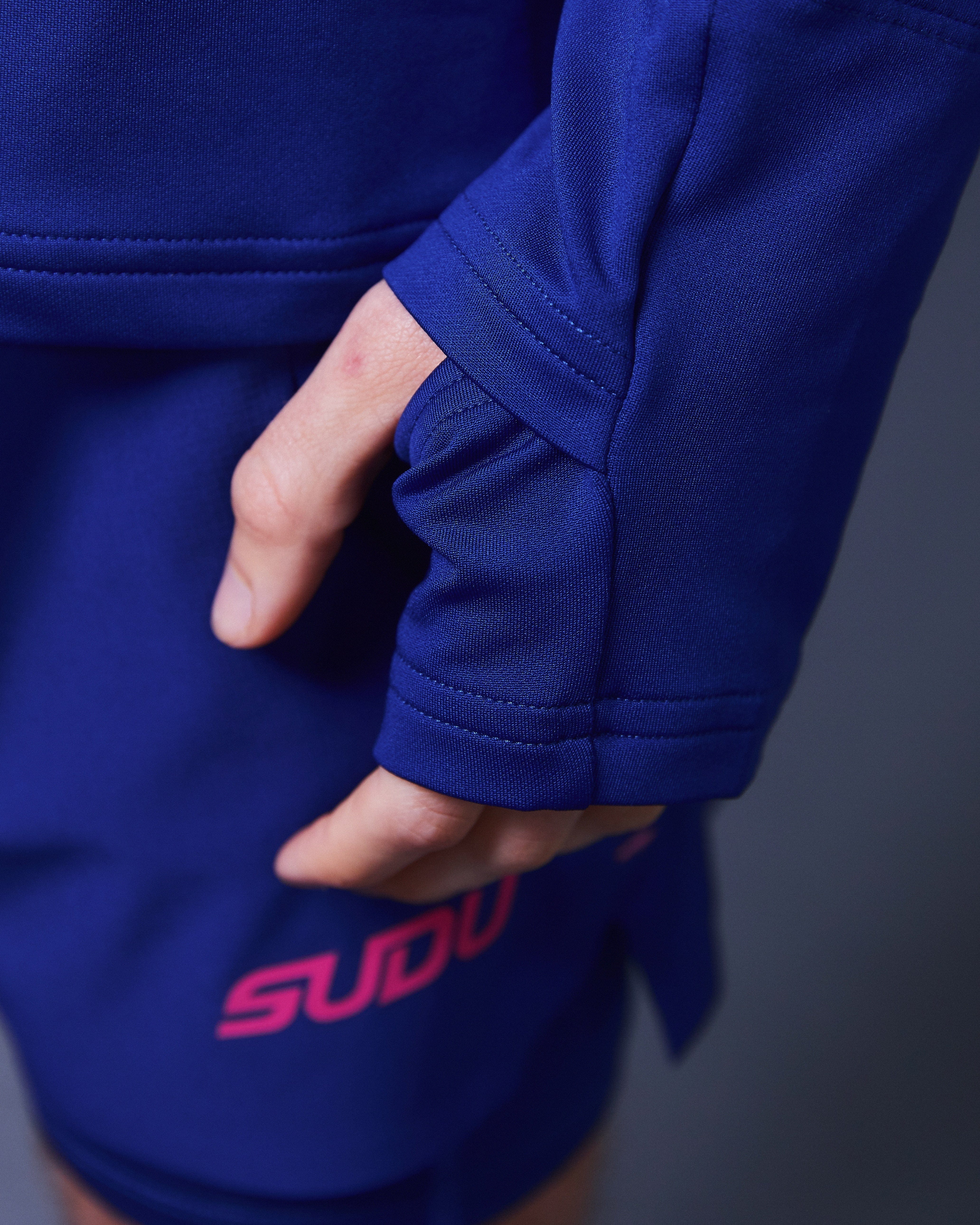 SRH 01 Hoodie - Dark Blue & Pink Pullover Sweatshirt for Men & Women | Casual Streetwear, Gym, Outdoor Activities