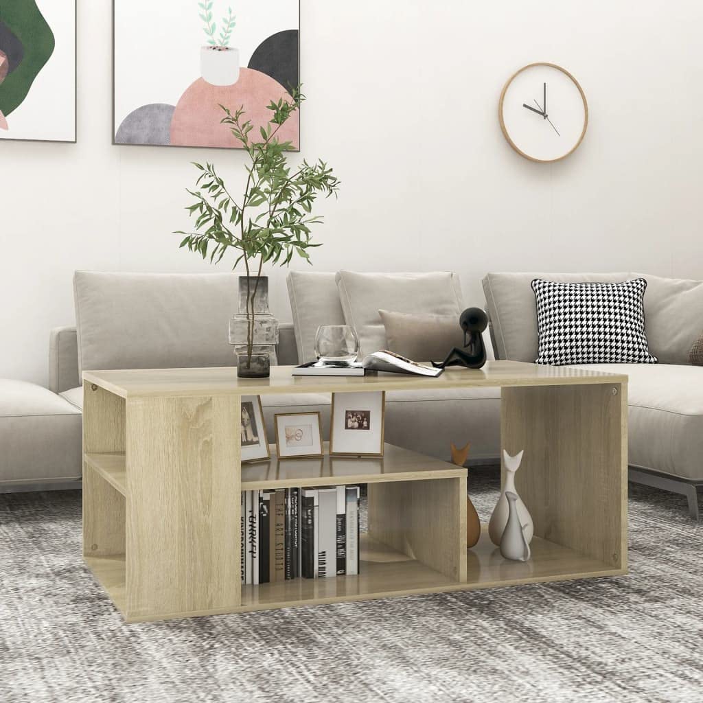 Modern Coffee Table with Storage - 39.4