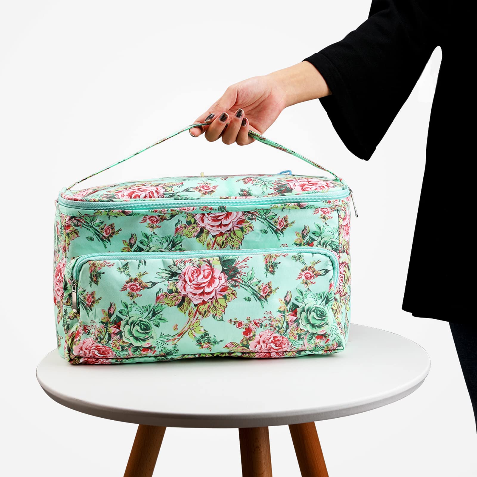 Coopay Knitting Storage Bag - Waterproof Lightweight Yarn Organizer for Crochet & Knitting Projects - Perfect for Wool, Hooks & Needles - Great for Travel, Home Crafting & On-the-Go Knitters
