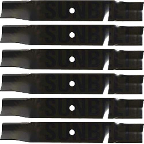 (6 Pack) Premium High Lift Replacement XHT Lawn Mower Blades - Fits MTD/Cub Cadet/White 759-3830-X | 20.5