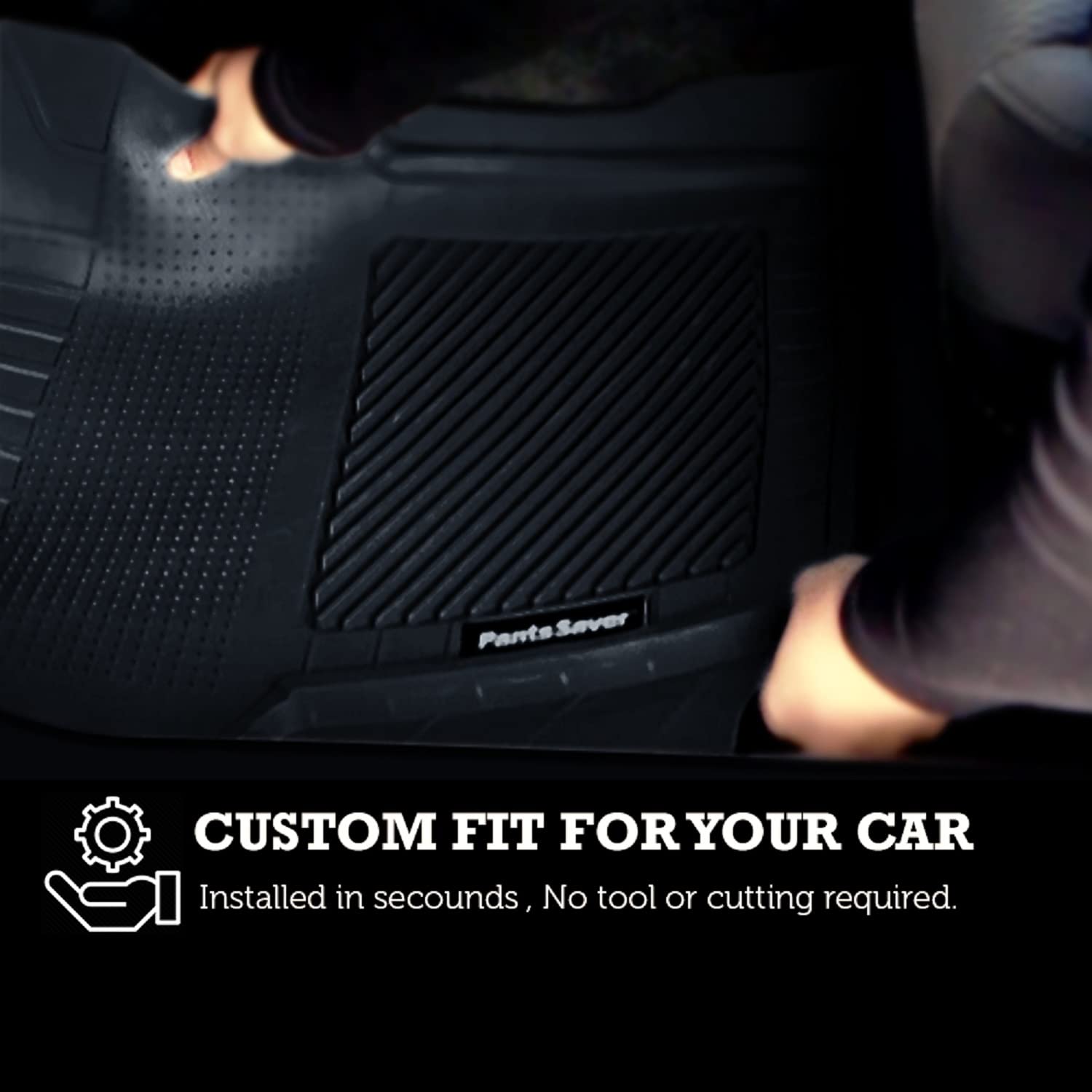 Premium Custom Fit Car Floor Mats for BMW Alpina B6 xDrive Gran Coupe 2018 - 4-Piece Gray PantsSaver 5301182 Set - All-Weather Protection & Luxury Interior Upgrade