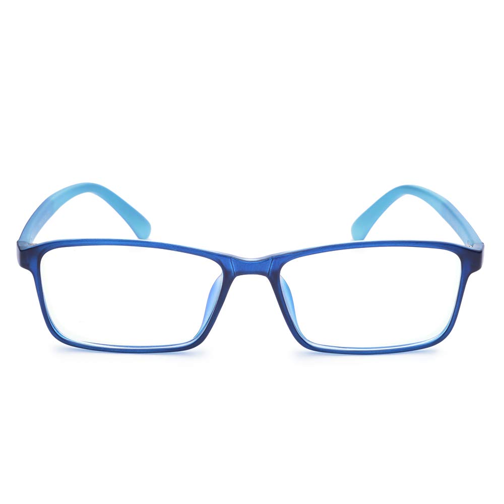 JCERKI Blue Light Blocking Computer Glasses - Anti Eyestrain Reading Glasses for Women & Men, Fashionable & Lightweight for Office, Gaming & Screen Time