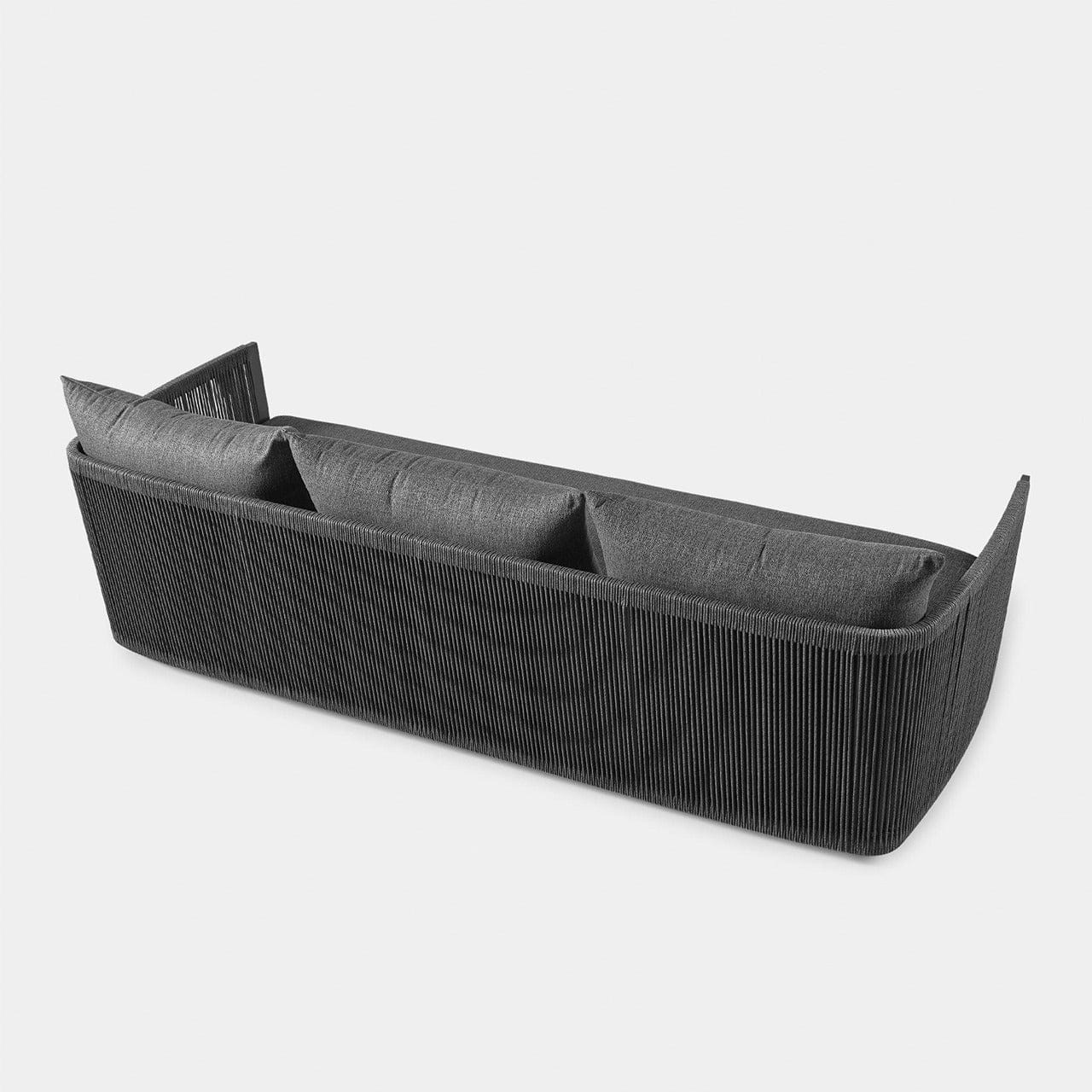 Antigua Outdoor 3-Seat Patio Sofa Set - Waterproof Wicker Furniture for Garden, Poolside & Backyard Relaxation