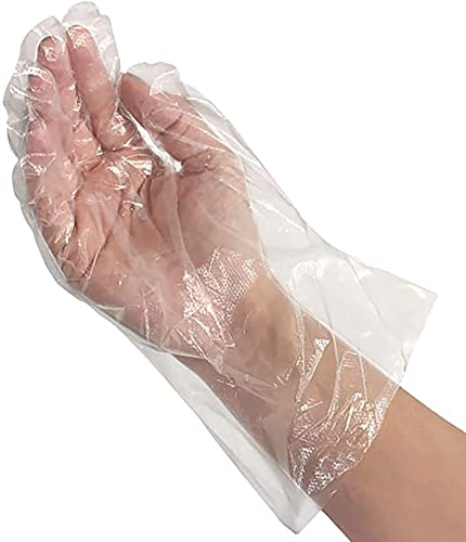 KLEEN CHEF 525 PCS Clear Plastic Disposable Gloves - Food Safe, Latex-Free for Cooking, Baking, Cleaning & Food Prep | Bulk Box of 24 Pairs | Ideal for Restaurants, Catering, Home Kitchen & Salon Use