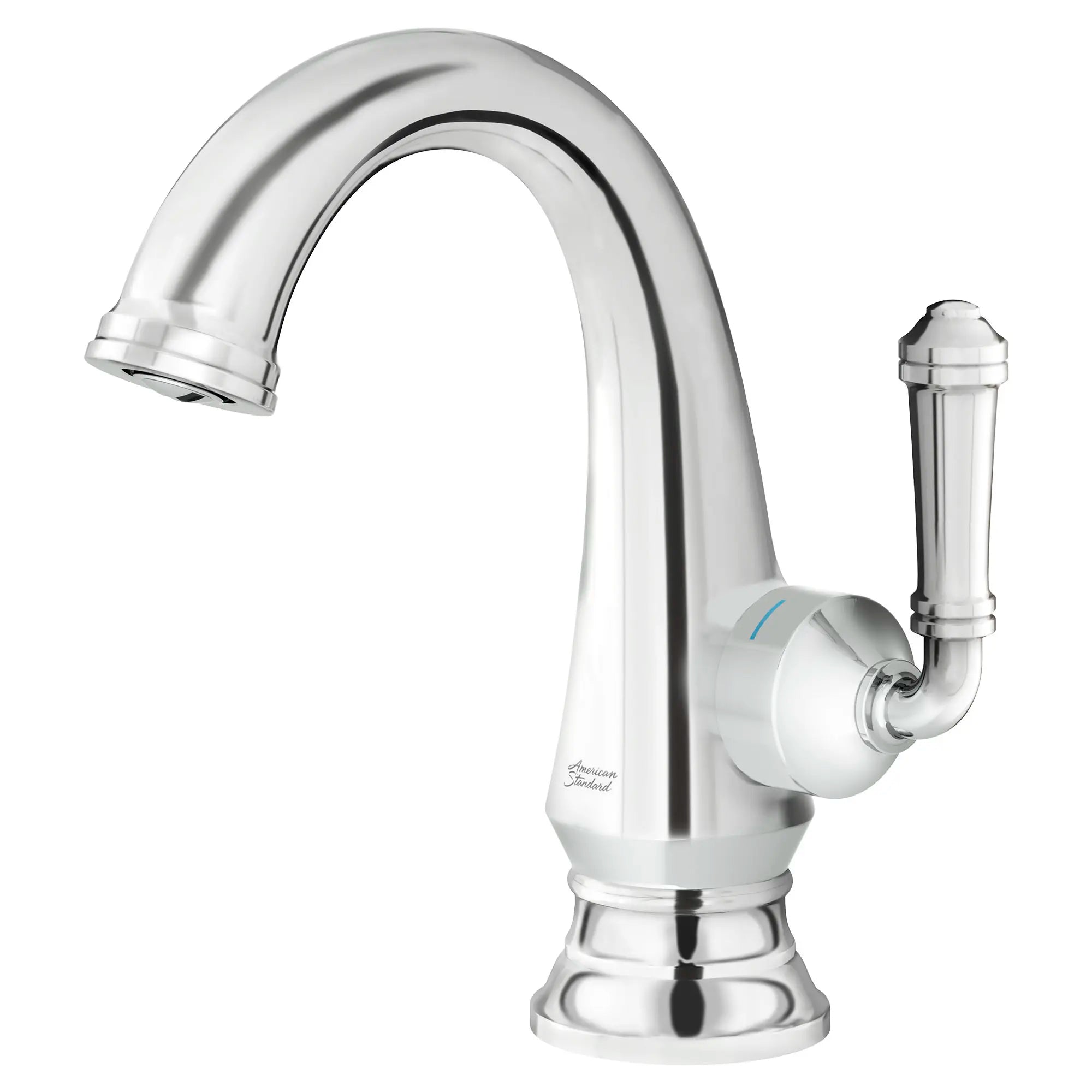 Delancey® Single Hole Bathroom Faucet with Lever Handle - 1.2 GPM Low Flow Water-Saving Design - Perfect for Small Bathrooms & Powder Rooms