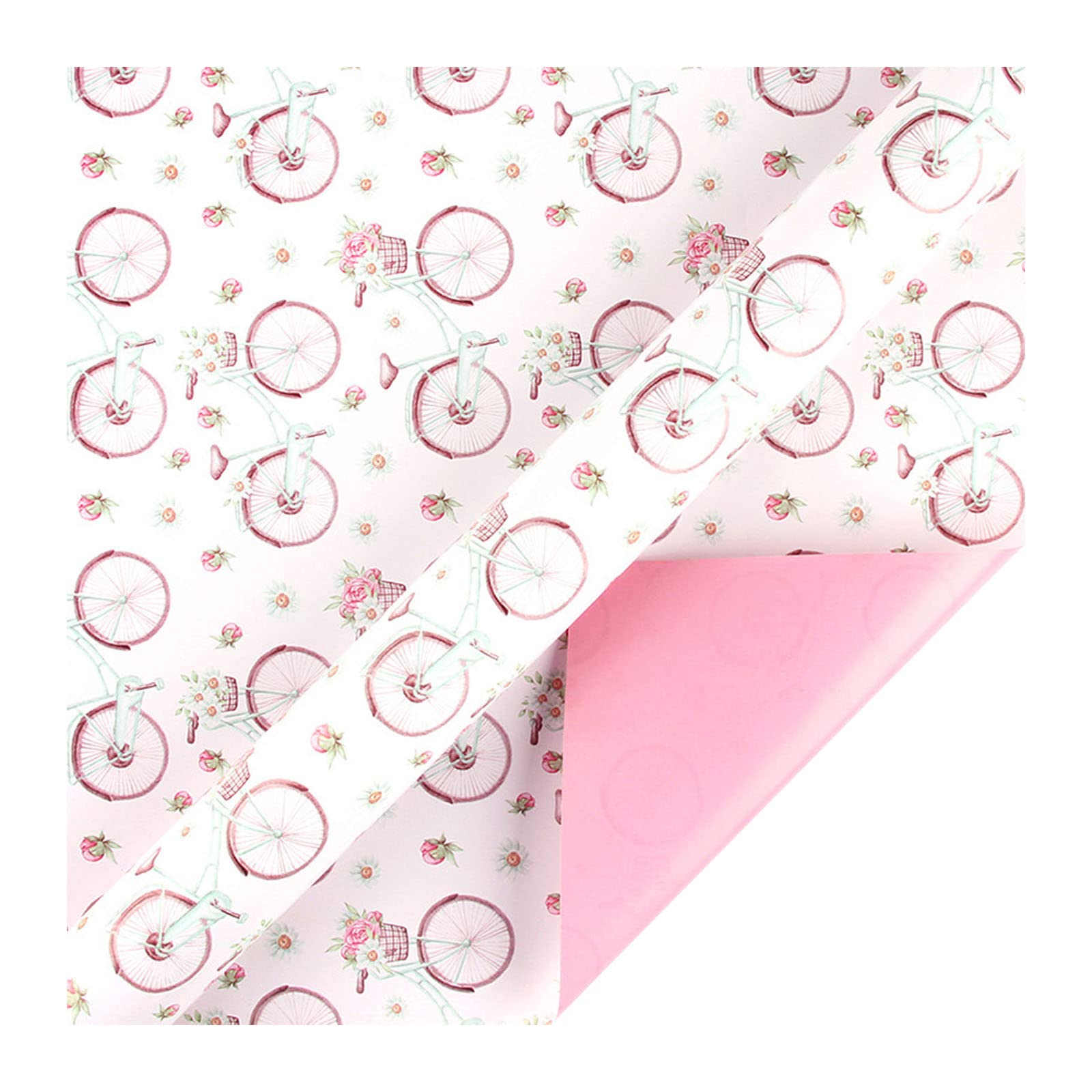Cute Cartoon Print Pink Colorful Wrapping Paper for Holiday, Girls Princess Birthday Gifts - Premium Quality Gift Wrap for Christmas, Halloween, Party Decorations (One Size)