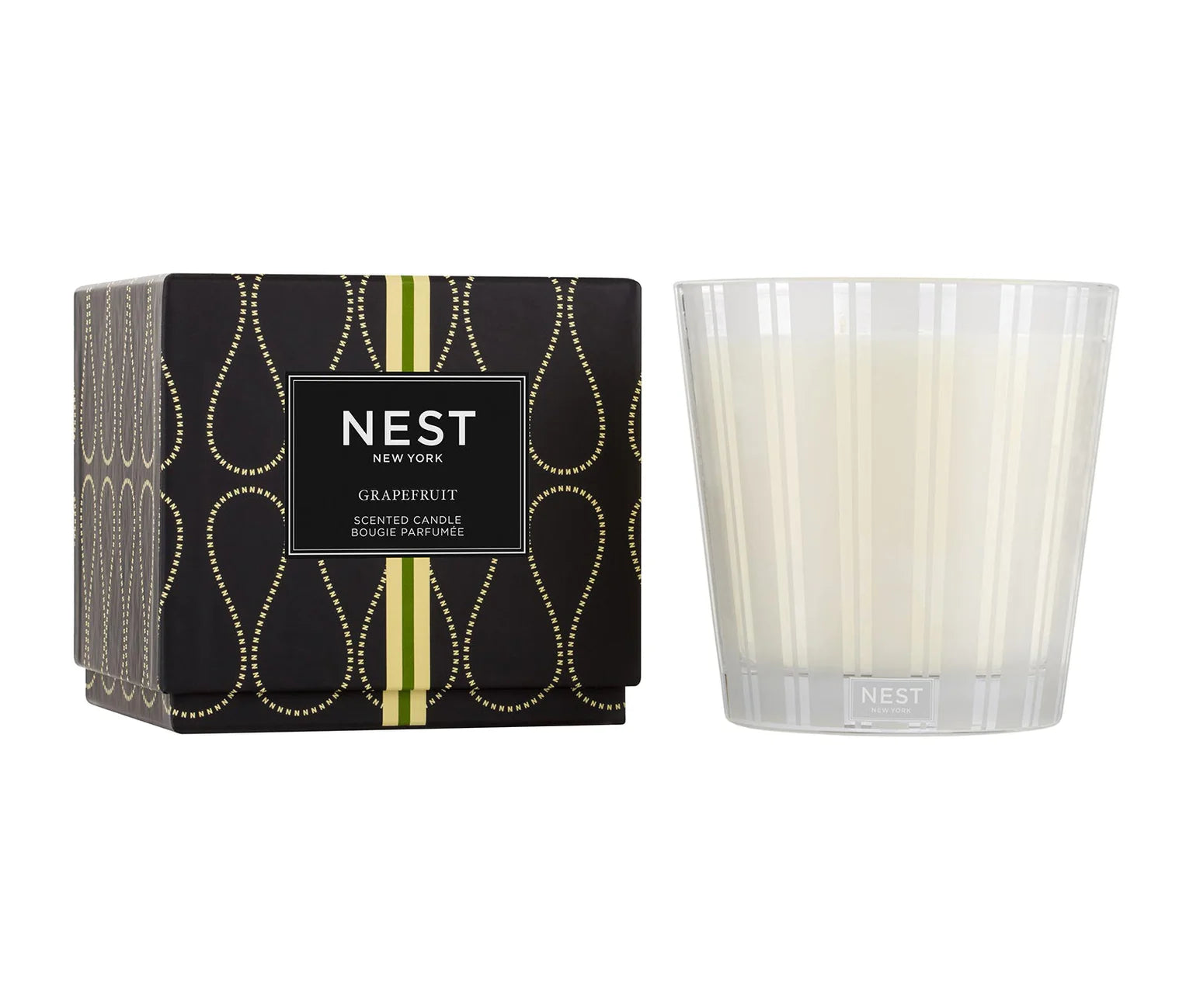 Nest Grapefruit Scented Candle - Natural Soy Wax Aromatherapy Candle for Home, Relaxation & Stress Relief - Perfect for Living Room, Bedroom & Bathroom