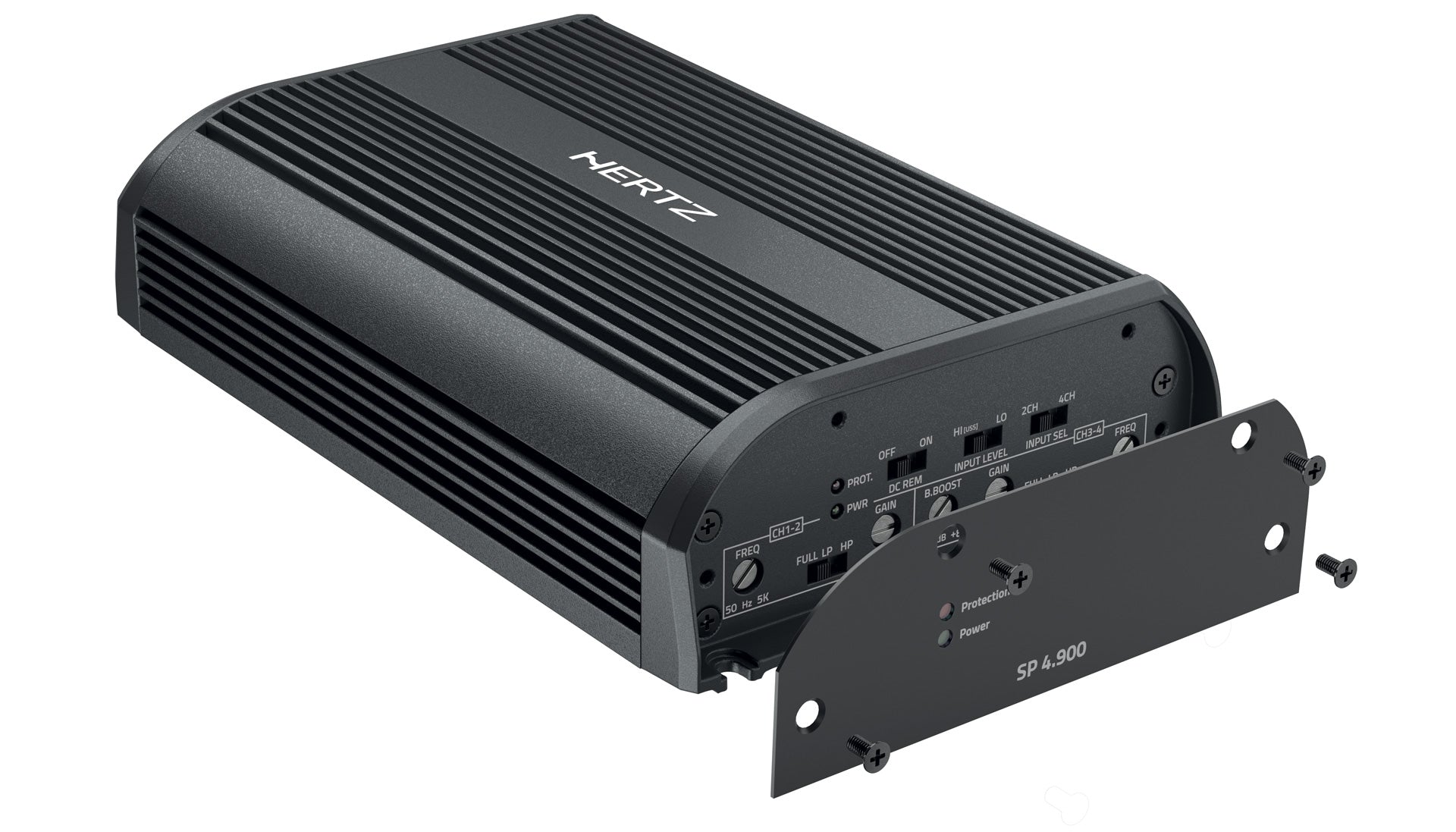 Hertz SP4.900 4-Channel Car Amplifier - High Power SPL Audio System for Car Stereo, Home Theater & DJ Setup