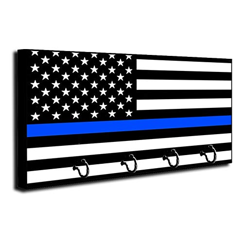Solid Thin Blue Line American Flag