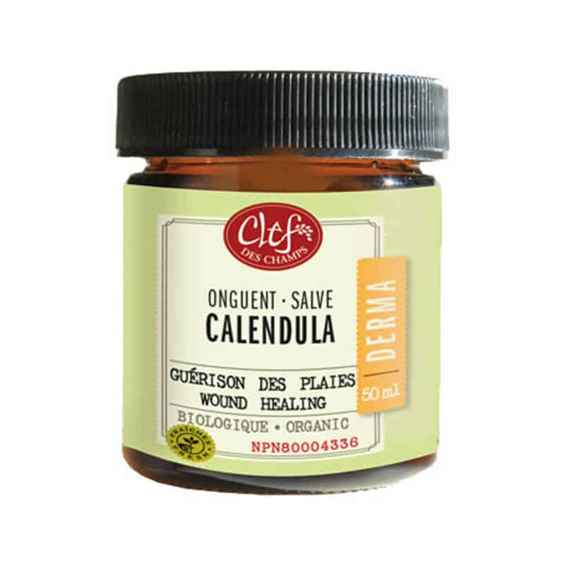 Organic Calendula Ointment by Clef des Champs - Soothing Skin Care for Babies, Eczema & Dry Skin Relief - Perfect for Diaper Rash & Sensitive Skin Care