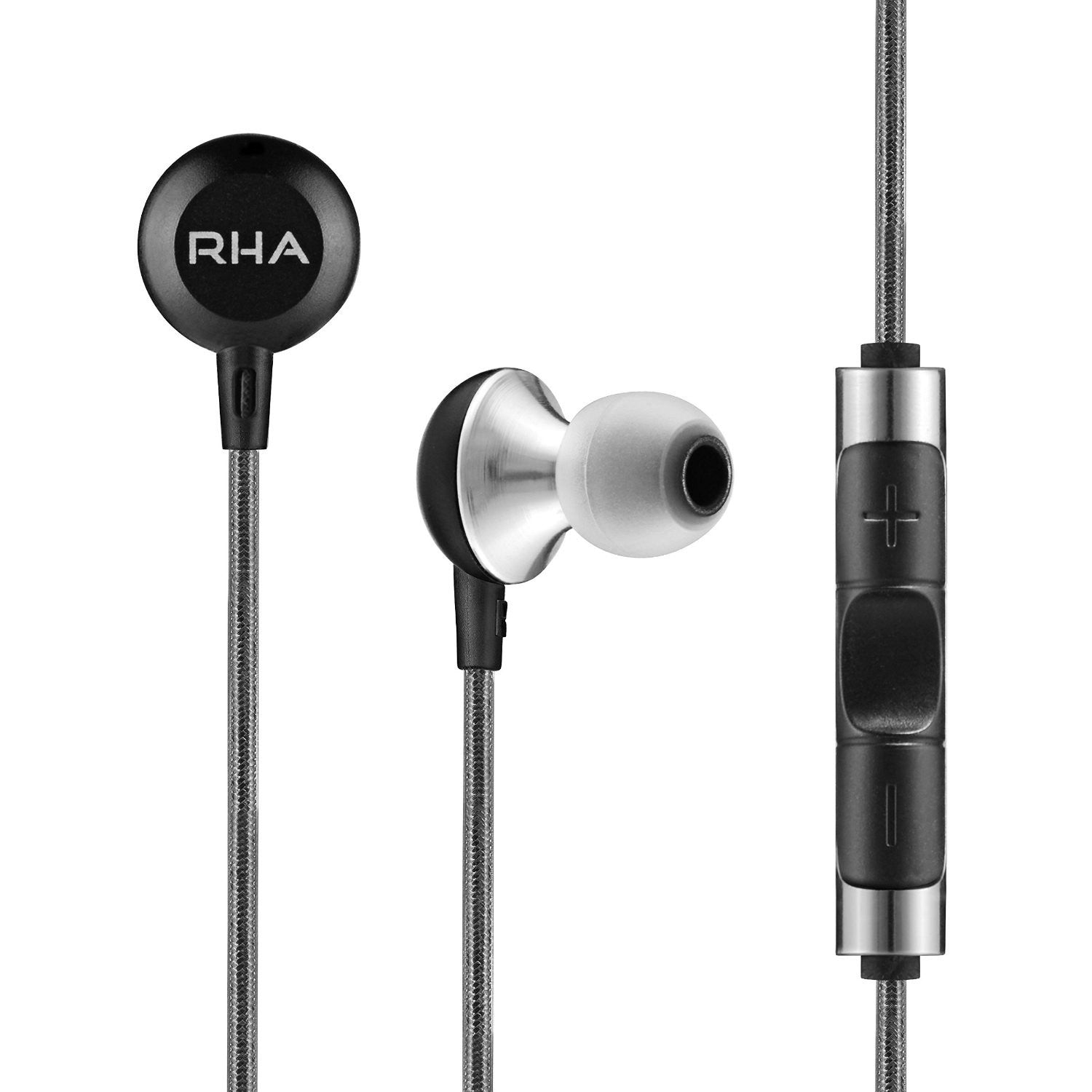 RHA MA600i Noise Isolating In-Ear Headphones with Remote & Mic - Perfect for Commuting, Workouts & Travel | High-Fidelity Sound for Music Lovers