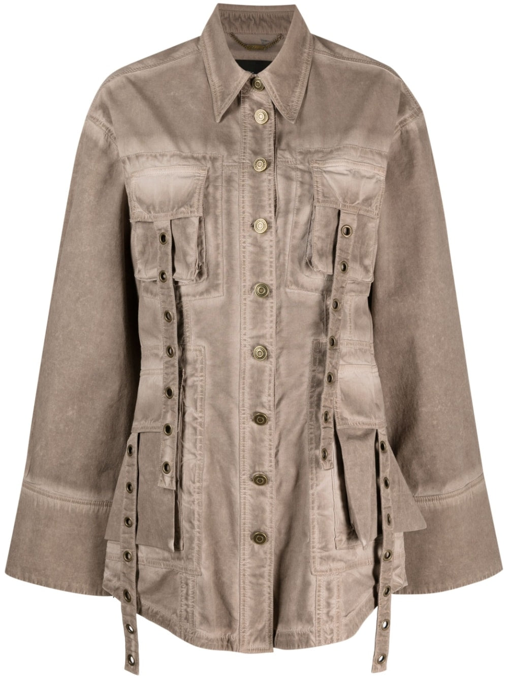 Blumarine Women's Brown Winter Coat - Warm & Stylish Outerwear for Cold Weather | Perfect for Daily Wear, Office & Outdoor Activities