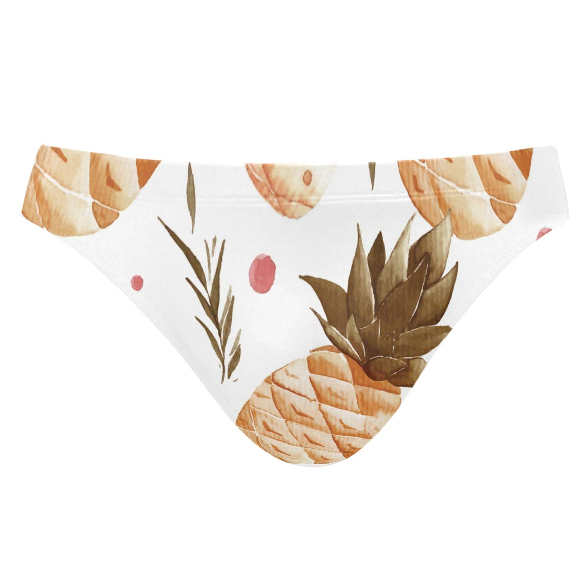 Stylish Men's Swim Trunks - Tropical Palm Tree Print Hawaiian Swimwear for Beach & Pool | Quick Dry Comfortable Bikini Briefs for Vacation, Summer & Water Sports