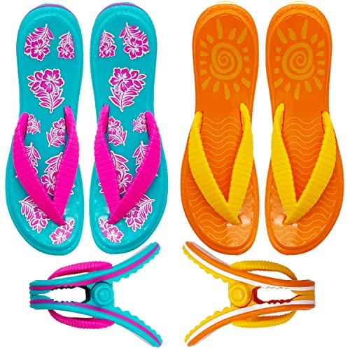 Blue+orange Slippers