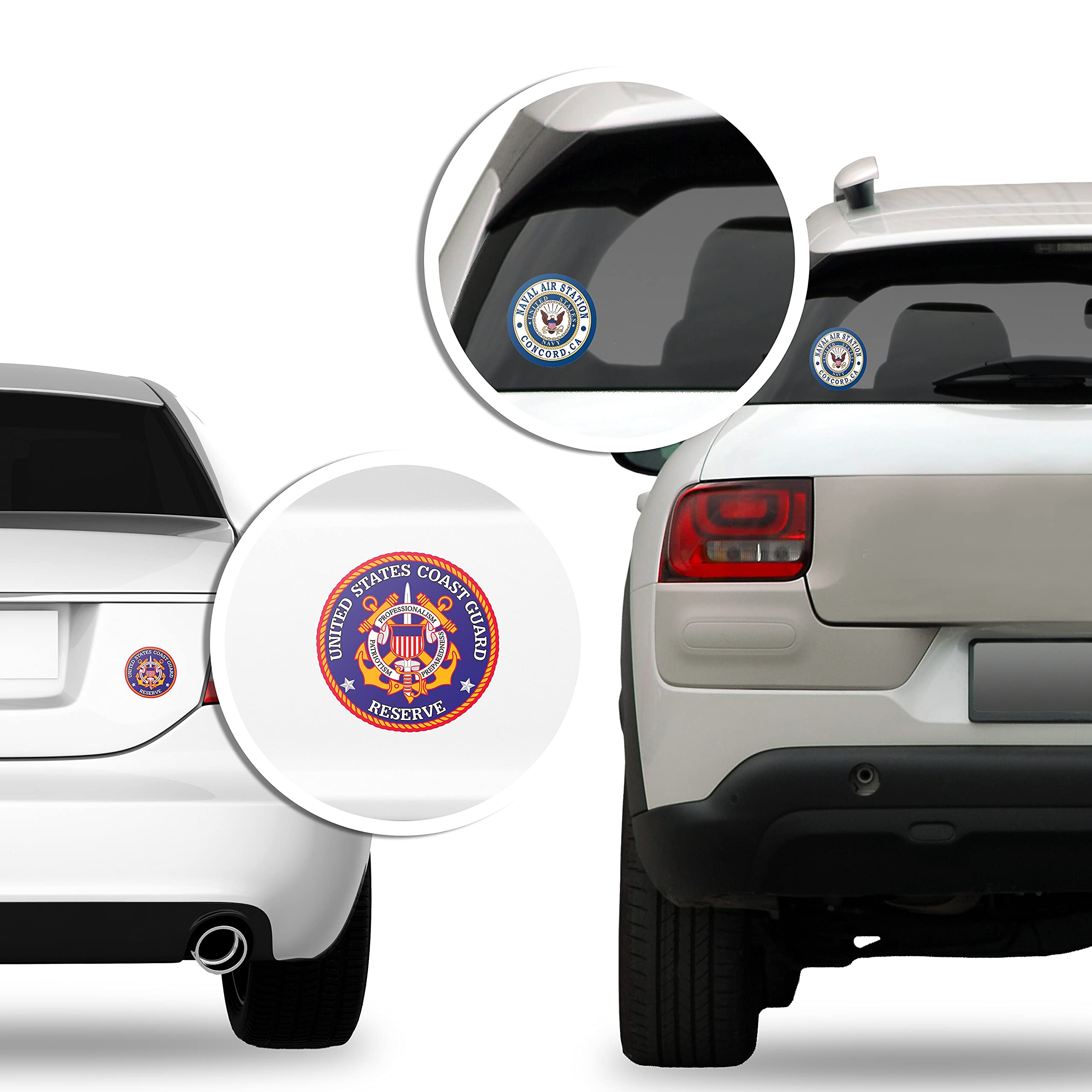 USAF Licensed Air Combat Command Shield Vinyl Decal - 3 Inch Military Sticker for Cars, Trucks, Laptops & Coolers | Patriotic Air Force Crest for Windows, Bumpers & Outdoor Gear