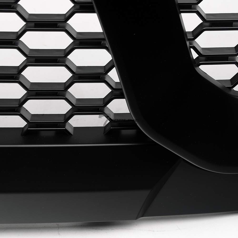 2013-2022 Dodge Ram 1500 & Classic Rebel Style Matte Black Honeycomb Mesh Front Bumper Grill | Replacement Grille for Off-Road & Truck Customization | Enhances Vehicle Appearance & Protection