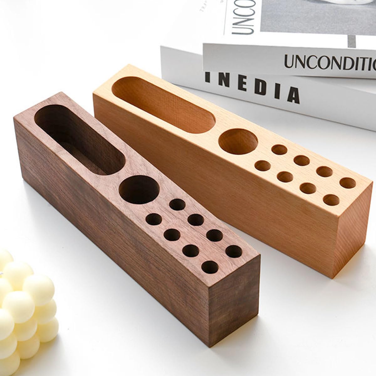 LITAITAI Black Pen Holder for Desk - Premium Pencil Organizer for School, Home & Office | Perfect Teacher Gift & Desk Accessory | Ideal for Classroom, Workstation & Study Spaces