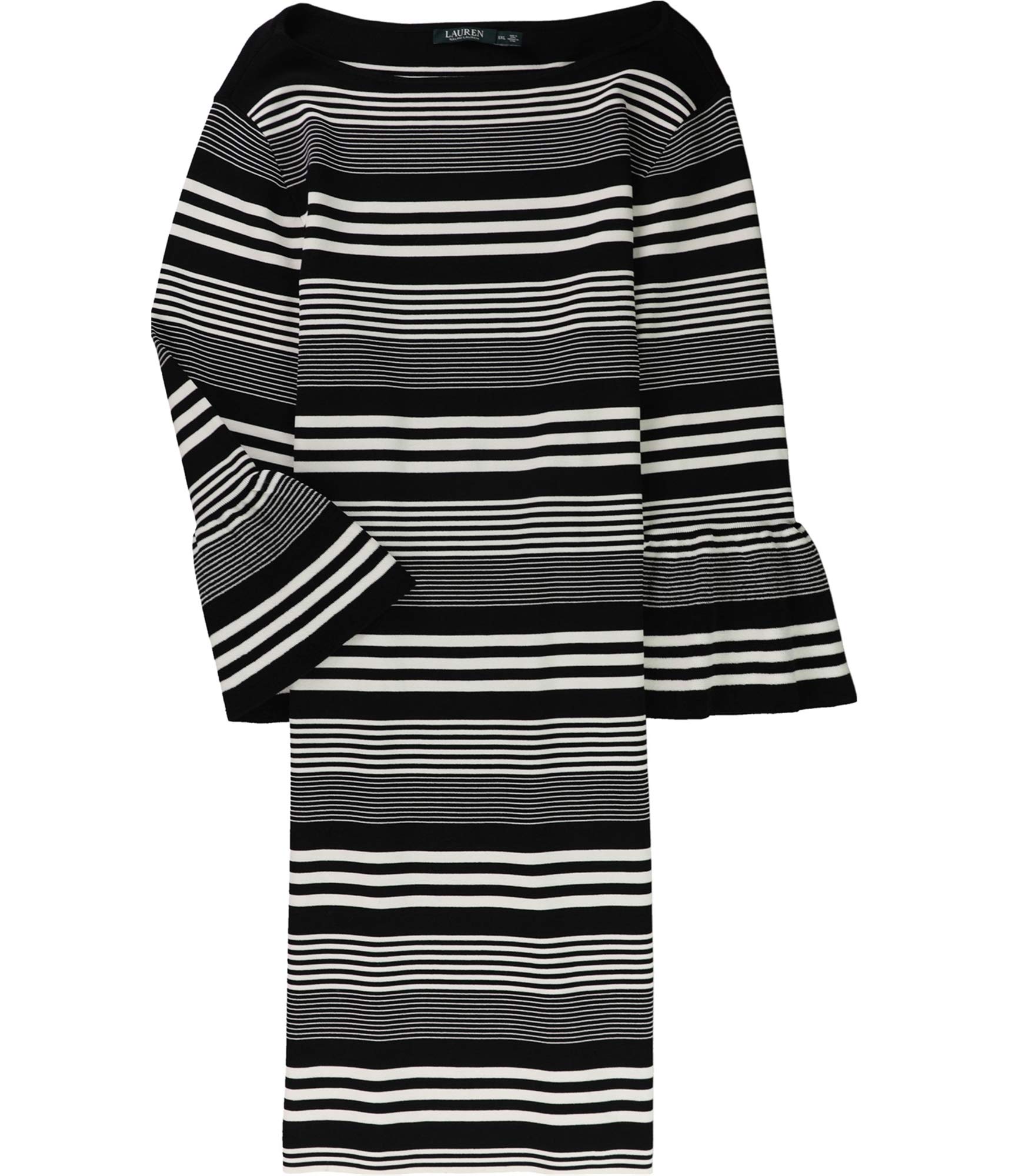Ralph Lauren Women's Striped Sweater Dress - Cozy Knit Tunic for Fall & Winter | Perfect for Office, Casual Outings & Holiday Gatherings