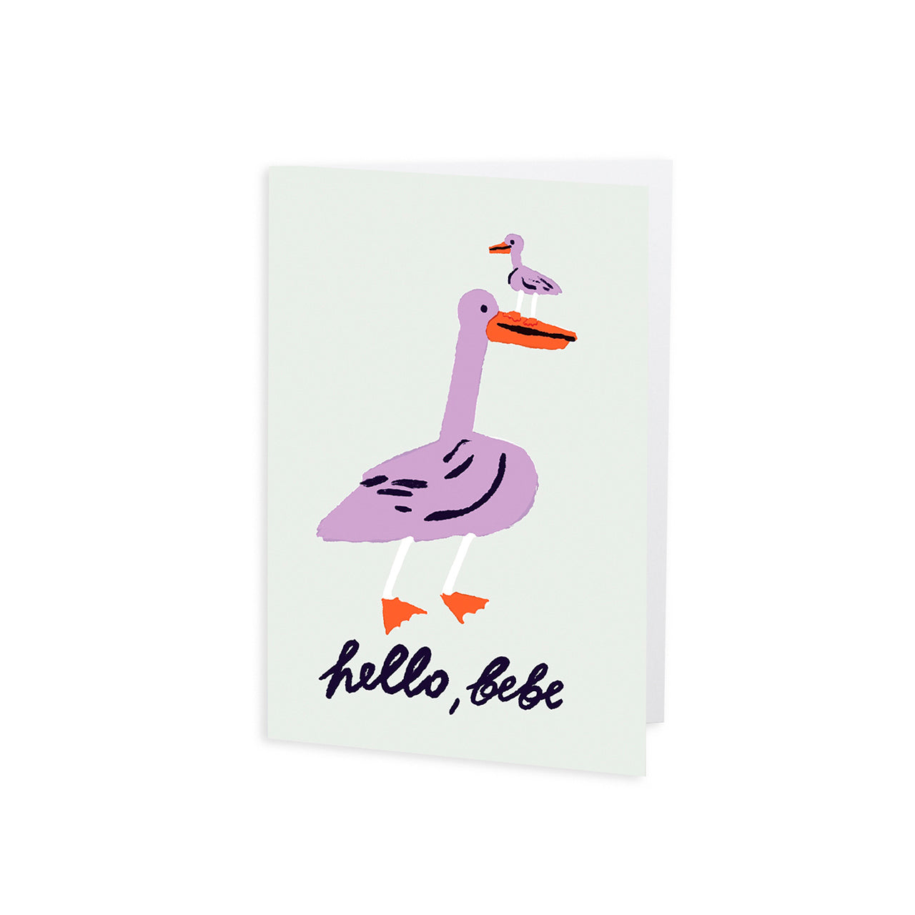 Hello Bebe Greeting Card - Cute Baby Shower & Newborn Congratulations Card - Perfect for Baby Showers, Birth Announcements & Welcoming New Parents