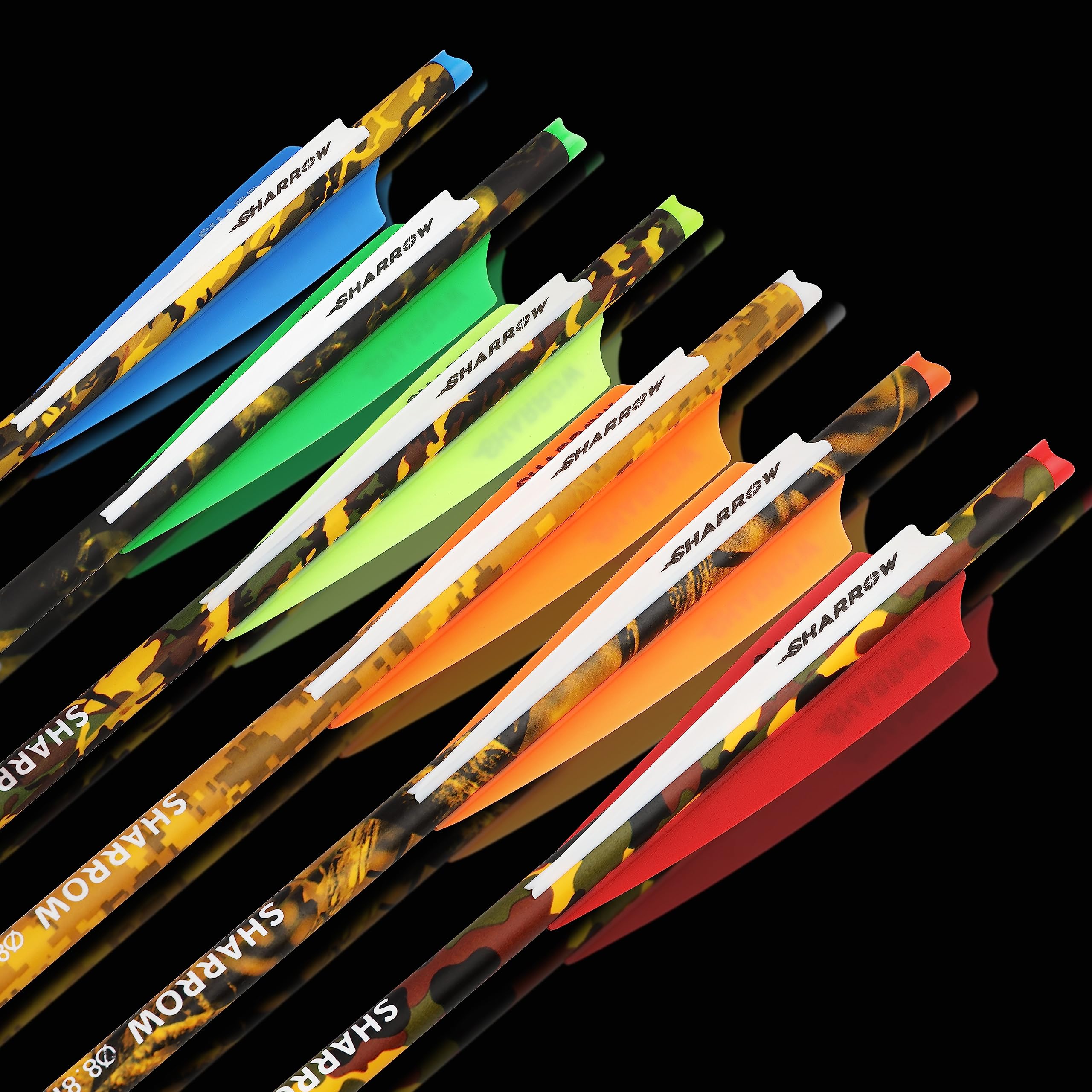 Carbon Crossbow Bolts 16-22 Inch with Broadheads for Hunting - 6/12PCS