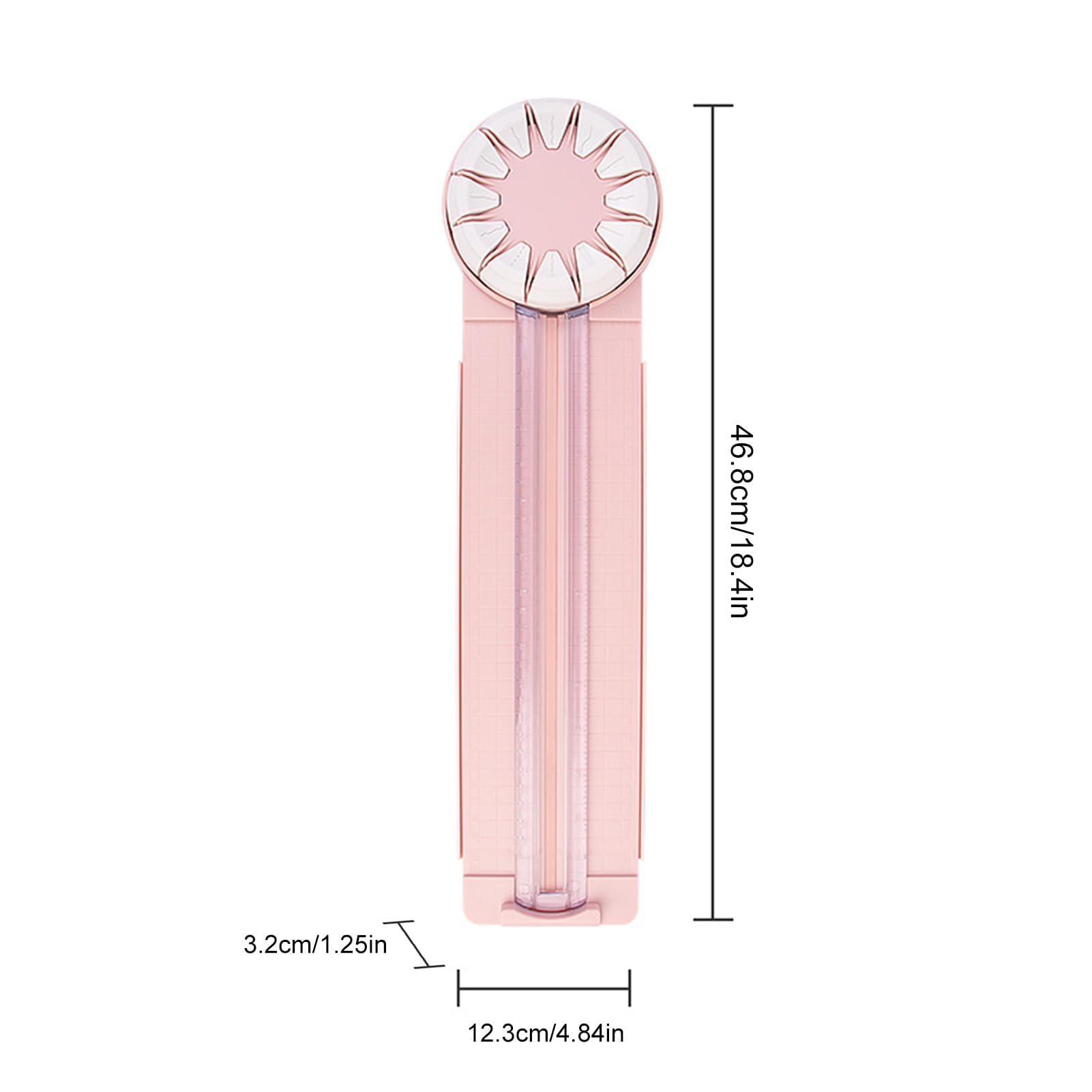 12-in-1 Multifunctional Paper Trimmer & Edge Cutter Machine - Perfect for Scrapbooking, Photo Cards, Gift Wrapping & DIY Crafts (Pink) | Precision Cutting Tool for Paper Crafts & Creative Projects